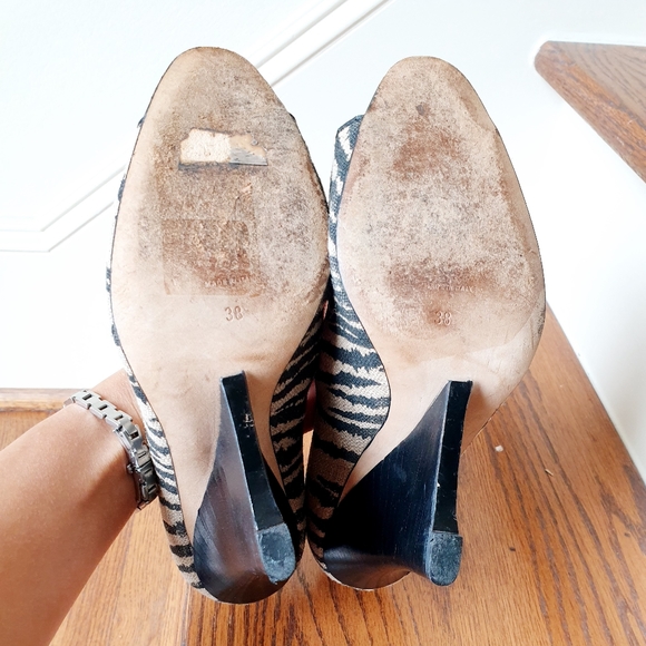 ⚡Brian Atwood Zebra Animal Print Wedges⚡ - Picture 5 of 11